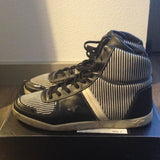 Milano Hi - Black Stripe Canvas